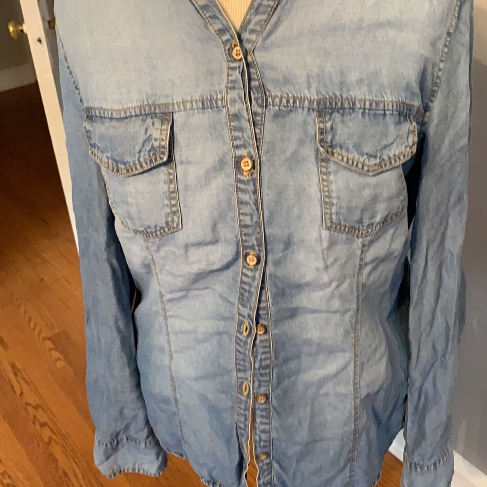 Splendid Denim Button Down - image 5